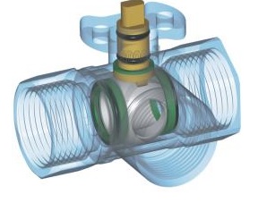 Zónový ventil LUFBERG ZV3A-40-35 1 1/2"