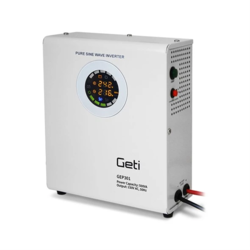 Záložní zdroj Geti 300W s gelovou baterií 65Ah Deep Cycle