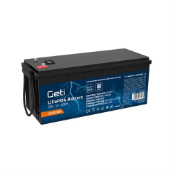 GETI GBL-12-200B LiFePO4 baterie 12,8V/200Ah Bluetooth+displej