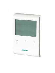 SIEMENS RDE100.1 týdenní termostat, bateriové napájení