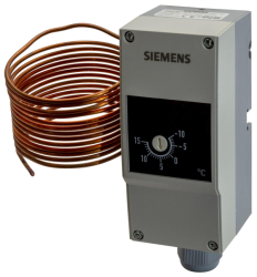 SIEMENS QAF65.3AR-J kapilárový termostat -10 až 15 °C 3 m