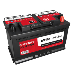 MHPower autobaterie AGM 12V 80Ah 820A Start-Stop