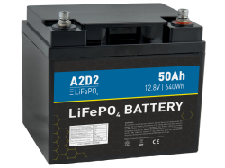 A2D2 baterie LiFePO4 12,8V/50Ah terminál M6