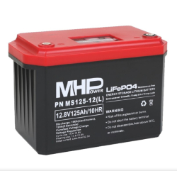 MHPower MS125-12(L) baterie LiFePO4 12V/125Ah, terminál LC4 - M8