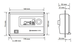 Termostat Euroster 11WBZ pro kotle na tuhá paliva s ohřevem TUV