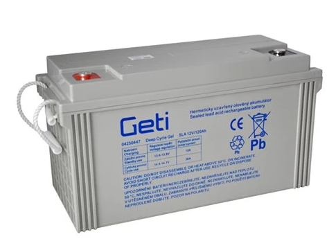 Baterie gelová GETI 120Ah 12V GEL